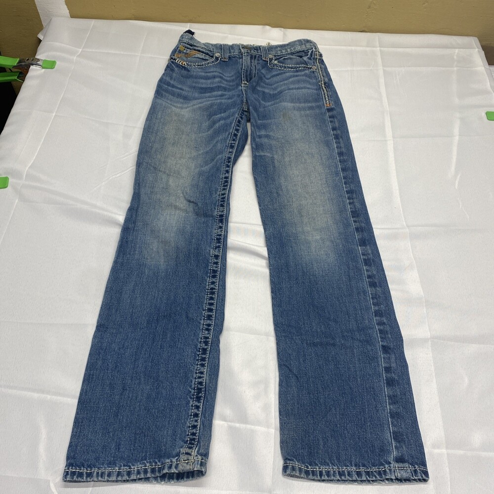 Ariat B5 Slim Jeans Size 16 Blue Denim Straight Leg! Blue Jeans!